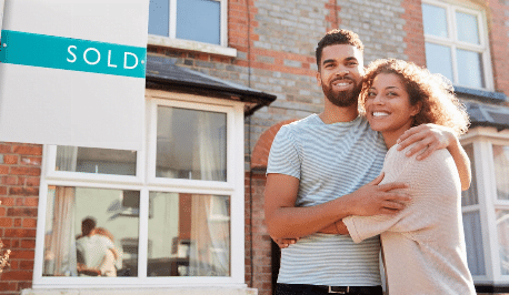 Couple just bought a house